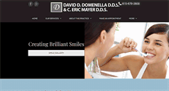 Desktop Screenshot of domenelladentalcare.com